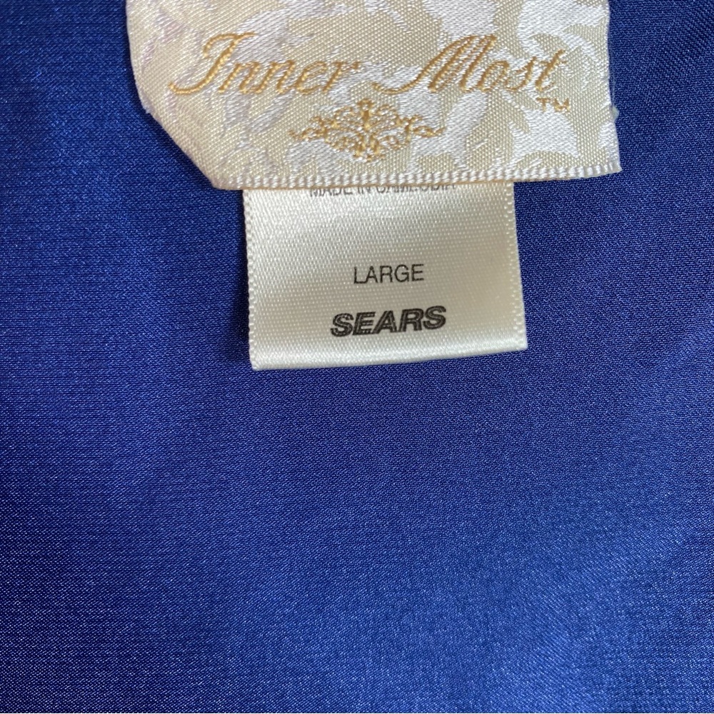 Vintage Blue Slip Dress Lingerie - Picture 5 of 6
